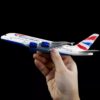 British Airways airplane model Airbus A380 16 cm airplane Metal alloy diecast 1:400 airplane model toy Aircroft model metal toy - Image 3