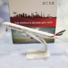 Emirates  b777 Airline Model 20 cm with wheels Metal Airplane Model for Home and office decoration Aircraft Models - Image 4